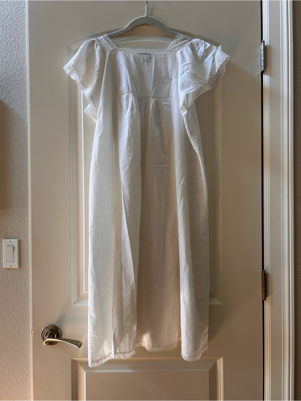 VTG Avantique Embroidered Full Length Nightgown. Prairie. Bridal. Cottage. Lace - Picture 4 of 7